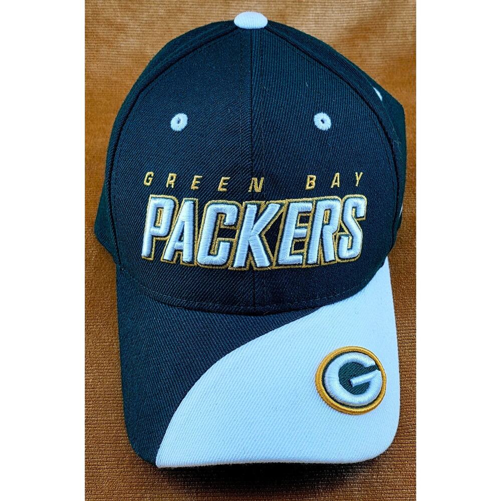 Green Bay Packers Hat Reebok NFL Adjustable Cap Green White Logo